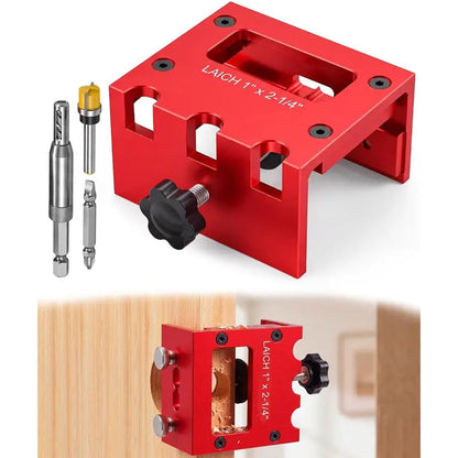🔧 50 % RABATT NU! 🚪 Verktygskit för dörrlassmejsling – passar 1-3/8" & 1-3/4" dörrar – perfekt för precisionsinstallation av lås 🛠️