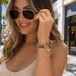 Elegant turmalinarmband