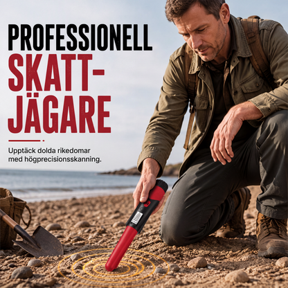 💎 Handhållen metalldetektor-pinnpekare – professionell skattjakt, 360° sidoskanning & smart LCD – perfekt för utomhusentusiaster 🏕️