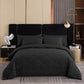 🛏️ 50 % RABATT NU! 🧵 3-delat quiltat täckeset – mjukt material, diamantsöm & allsäsongskomfort – perfekt för bekväm sömn 🌙