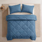 🛏️ 50 % RABATT NU! 🧵 3-delat quiltat täckeset – mjukt material, diamantsöm & allsäsongskomfort – perfekt för bekväm sömn 🌙