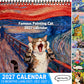 ✨50% RABATT NU! !✨🎁2027 Rolig Kattmeme-Kalender