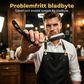 🪒 50 % RABATT NU! ✨ Manuell hopfällbar hållare för rakkniv – 270° ergonomisk vridled, metallkonstruktion & snabb bladmontering – perfekt för professionell rakning 💈
