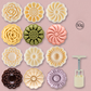 Hand Press Mooncake Mold Set