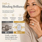 ✨ Ice-Cut-ring med kuddeformad infattning för kvinnor: elegant infattning, design som går att kombinera med andra ringar, tålig mot missfärgning, perfekt för vardagsbruk
