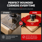 🔧 50 % RABATT NU! 📐 Routermall för rundade hörn – CNC-bearbetad aluminiumlegering för träfräs & DIY 🛠️