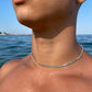 Lyxigt tennis-halsband helt i zirkon