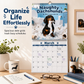 🐕 50 % RABATT NU! 📅 Väggkalender med busiga taxar 2027 – 12 månader av lekfullt kaos & charm ✨