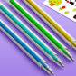 Glittergelpennor i set