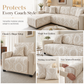 🛋️ 3D-präglat soffkuddfodral: halkfritt silikongrepp, tvättbart i maskin, högkvalitativ jacquard