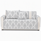 🛋️ 3D-präglat soffkuddfodral: halkfritt silikongrepp, tvättbart i maskin, högkvalitativ jacquard