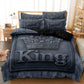 Modern King Crown 3-Piece Bedding Set