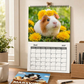 ☀️ 50 % RABATT🐹 Ett helt år med söta marsvin – charmig väggkalender