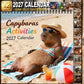 Funny Capybara Calendar 2027