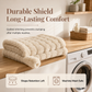 Thickened Warm Winter Pet Mat Soft Faux Rabbit Fur Non Slip Dog and Cat Bed Cushion 75x75cm