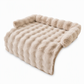 Thickened Warm Winter Pet Mat Soft Faux Rabbit Fur Non Slip Dog and Cat Bed Cushion 75x75cm