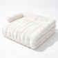 Thickened Warm Winter Pet Mat Soft Faux Rabbit Fur Non Slip Dog and Cat Bed Cushion 75x75cm
