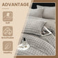 🛏️ 50 % RABATT NU! ✨ Vinterfluffigt mjölkvelour-sängklädesset – ultramjukt termiskt design med modernt broderi för mysiga sängkläder 🏠❄️