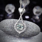 🥳 HET KAMPANJ 2026 🥳💞 Över 50k sålda! 💥 50% RABATT! 🔥 Twinkling Heart – Halsband med glittrande vattendroppe och dansande sten