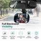 🚗 BEGRÄNSAT ERBJUDANDE 50% RABATT! 👀 Vidvinkel konvex backspegel – 360° roterbar, splittersäker babyspegel & extraspegel ✨