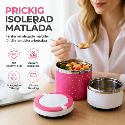 📢📢50% RABATT NU!! ⏰Bärbar lunchlåda i isolerad rostfritt stål 🍱