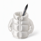 🧥 50 % RABATT! ✏️ 3D-printad dunjacka som pennhållare – Rolig och kreativ skrivbordsorganisatör för pennor & penslar 🎨