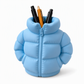 🧥 50 % RABATT! ✏️ 3D-printad dunjacka som pennhållare – Rolig och kreativ skrivbordsorganisatör för pennor & penslar 🎨