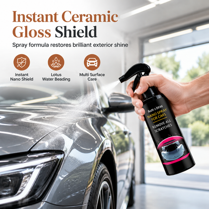 🚗 Nanokeramisk reparationsspray för bil – Hydrofobisk & återställer glans ✨💦