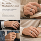 Silver Titanium Steel Spinner Ring with God Is Within Her She Will Not Fall Engraving