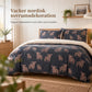 🐂 50 % RABATT! ❄️ Varmt 3-delat påslakanset med skotsk höglandsko – Dubbelsidig plysch & sherpa för kalla vinternätter 🛏️
