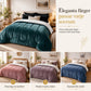 ❄️ 50 % RABATT! 🛏️ Tjockt vintertäcke i mjölkvelour och sherpa – Quiltat, extra varmt och fluffigt duntäcke för vintern 💤