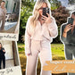 Mjukt och bekvämt 2-delat loungewear-set för kvinnor