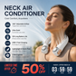 🥳STOR REA 2026🥳💞Över 50 000 sålda!🍃💨 50 % RABATT! Luftkonditioneringsfläkt för halsen – extremt tyst, roterar 360°, 3 hastigheter. Handsfree-kylning, lång batteritid. Ett måste i sommar! 😎🌬️